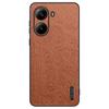 For Xiaomi Redmi Turbo 4 5G Case Wood Texture PU Leather Coated PC TPU Phone Cover