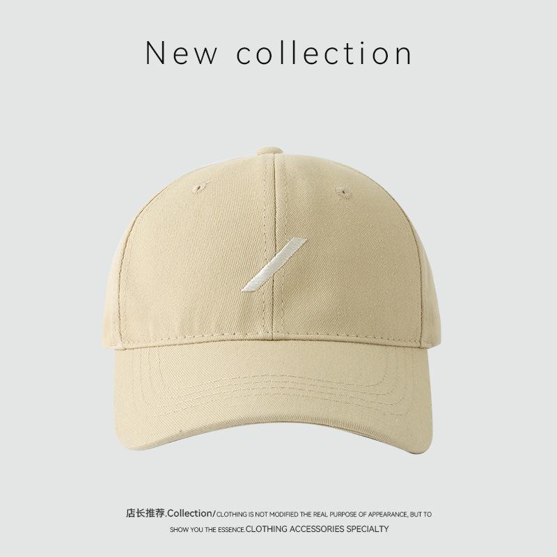 Baseball Cap Cotton Breathable and Comfortable Navy Blue Face White Plain Outdoor Cap