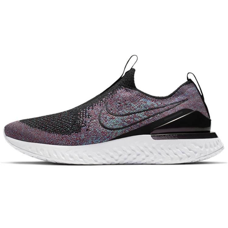 New Nike Epic Phantom React Flyknit Black University Red Hyper Jade Women's BV0415-002
