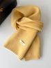 Glacier Blue Women's Pure Wool Scarf - Warm, Versatile for Autumn/Winter