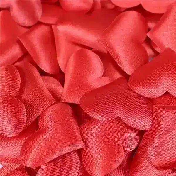 100ks/sáček Okvětní lístky ve tvaru srdce Svatba Valentýn Házecí dekorace Narozeninové dekorace DIY Houbové ruční posypové květy