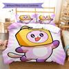 Lankybox Pattern Bedding,Quilt Set Quilt Cover Pillowcase Home Birthday Gift (1 * duvet cover + 2 * pillowcase, without core)