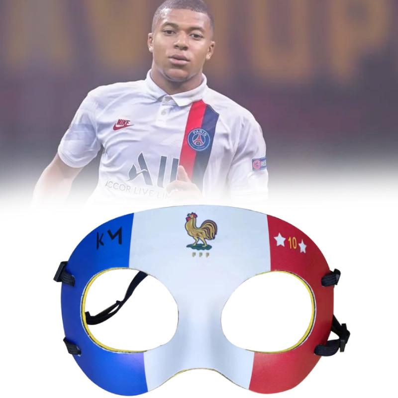 Mesterskap Europeisk Fotball Cosplay Mbappe Maske Gaulois Ansiktsbeskyttelse