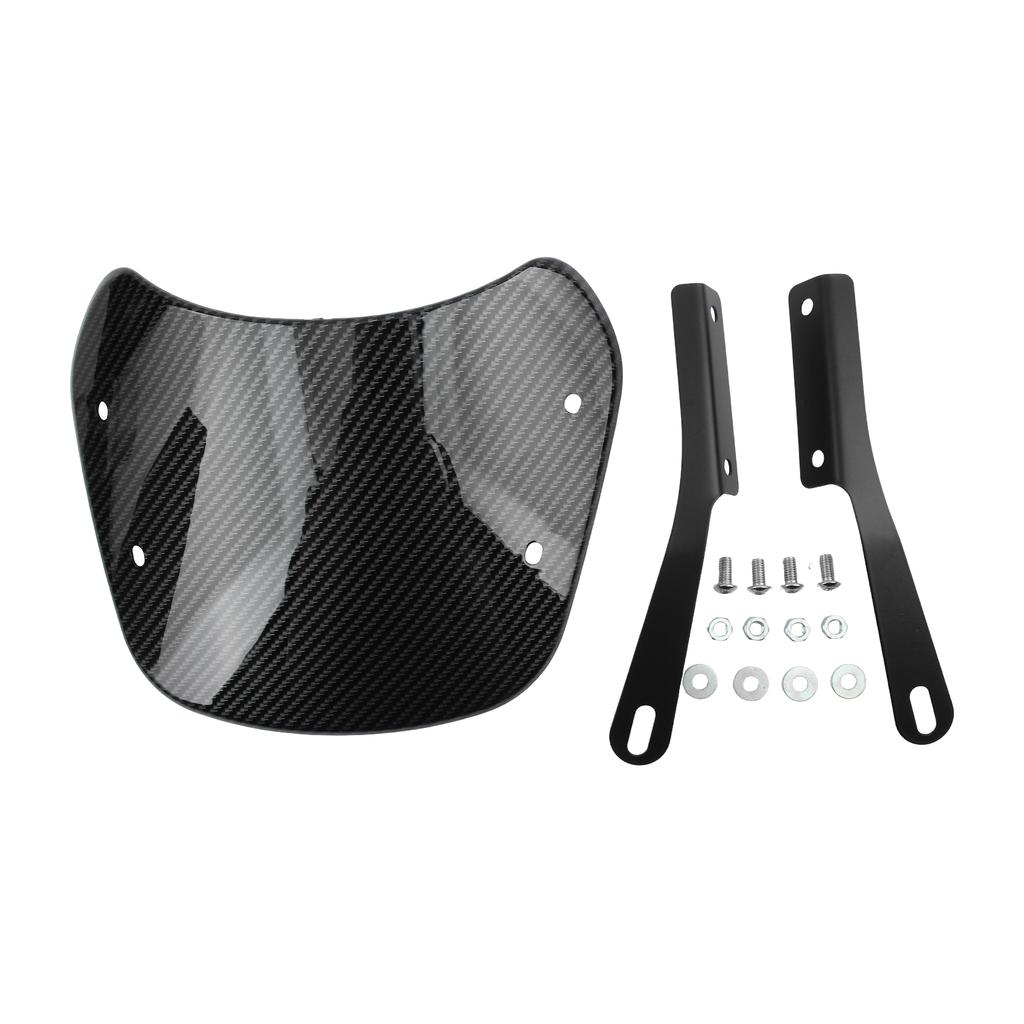 For Honda NAVi 5-7Inch Retro Motorcycle Modified Headlight Windshield Front Windscreen Deflector For Yamaha Kawasaki Suzuki