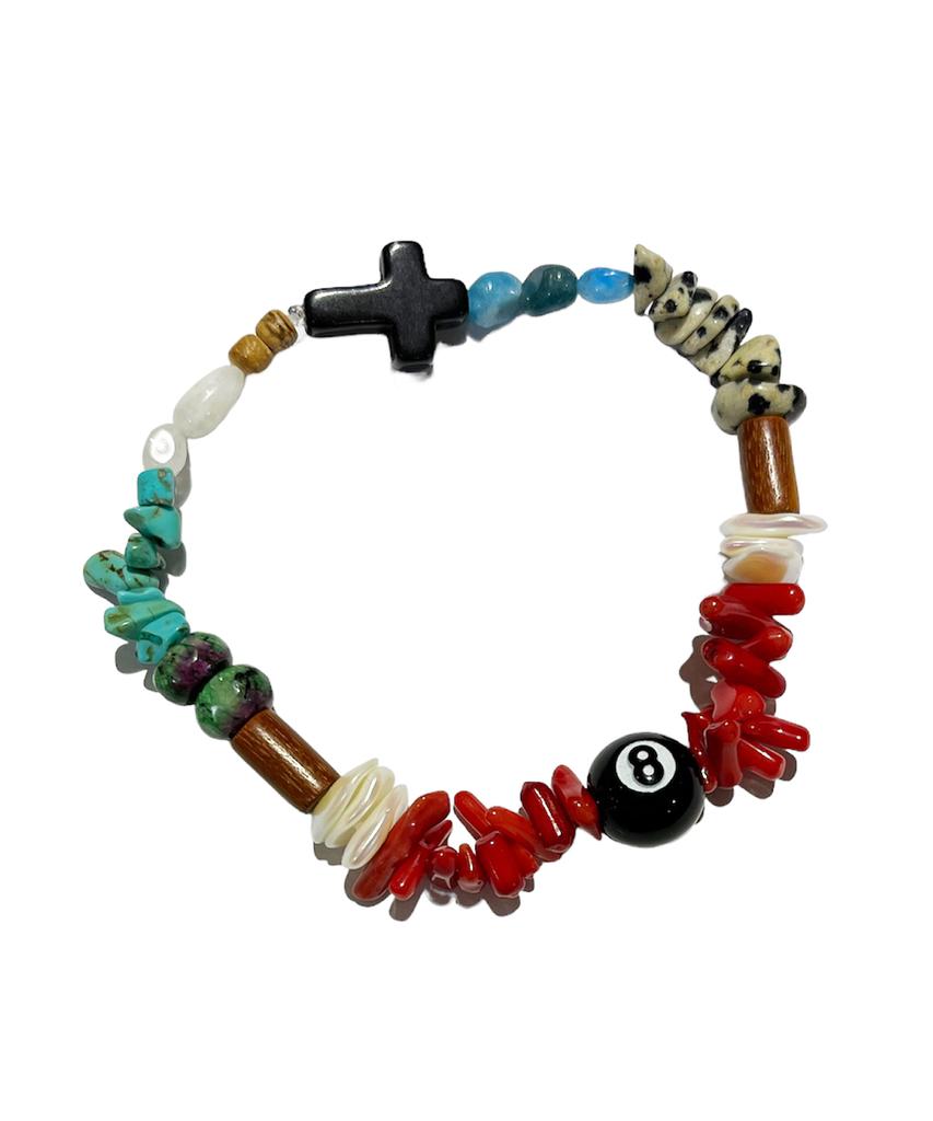Sk8Er Rock Coral Reef Gemstone Bracelet 001