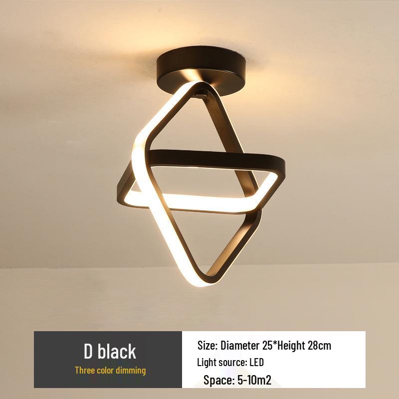 Modern Minimalist Ceiling Light for Living Room, Bedroom, Hallway, or Balcony