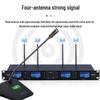 Huidu HD-04 Professional U-Band Wireless Quad Microphone System (CN Version)