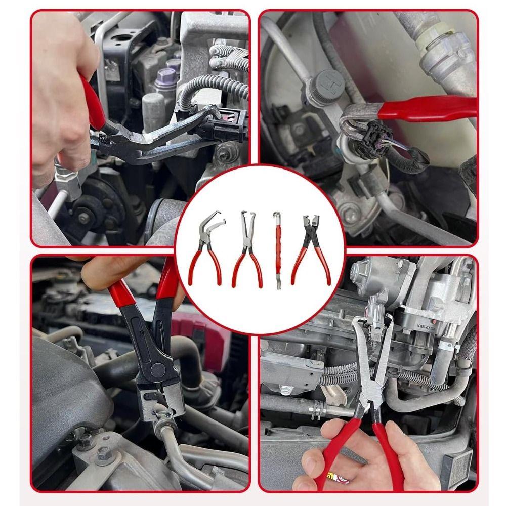 8" Electrical Disconnect Pliers 60-Degree Connector Separator Fuel Line Separator For Automotive