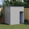 Vidaxl Buda Dla Psa, Z Dachem, Szara, 165X153X181 Cm, Stal