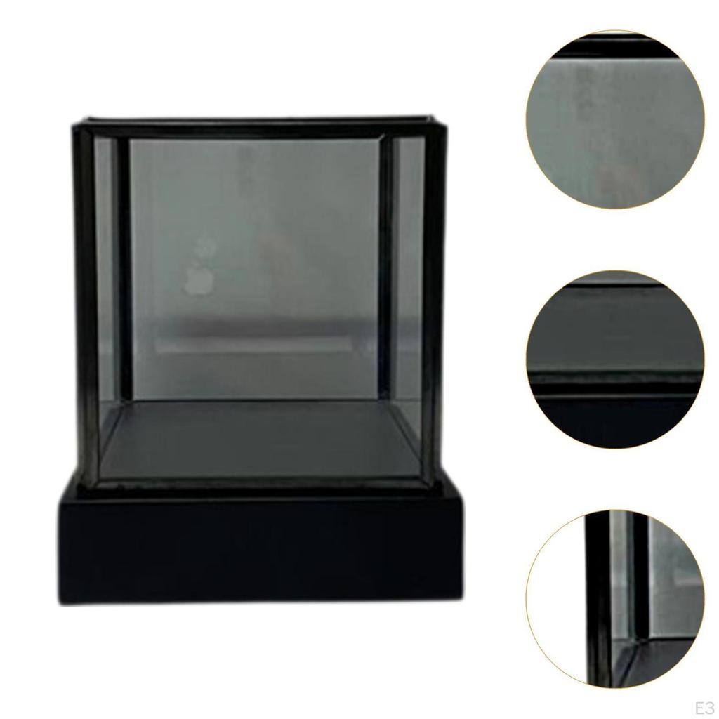 Clear Display Case Protection Vintage Dustproof Storage, for Collectibles Models Dolls