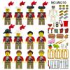 War of Independence 24 dolls phalanx children assembled small educational toys floor building blocks gifts