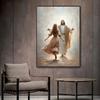 Heilige Religiöse Überzeugung Gott Jesus und Heiliger Geist Poster Druck Heiliges Herz Jesu Leinwandbild für Wohnzimmer Schlafzimmer Dekor