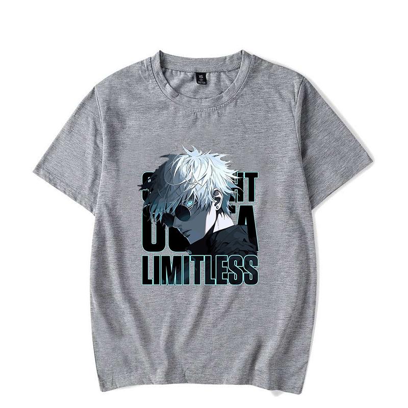 New Anime Gojo Satoru Print Casual T-shirt Women Men T Shirt Summer Casual Short Sleeve Harajuku Tops Unisex Tops