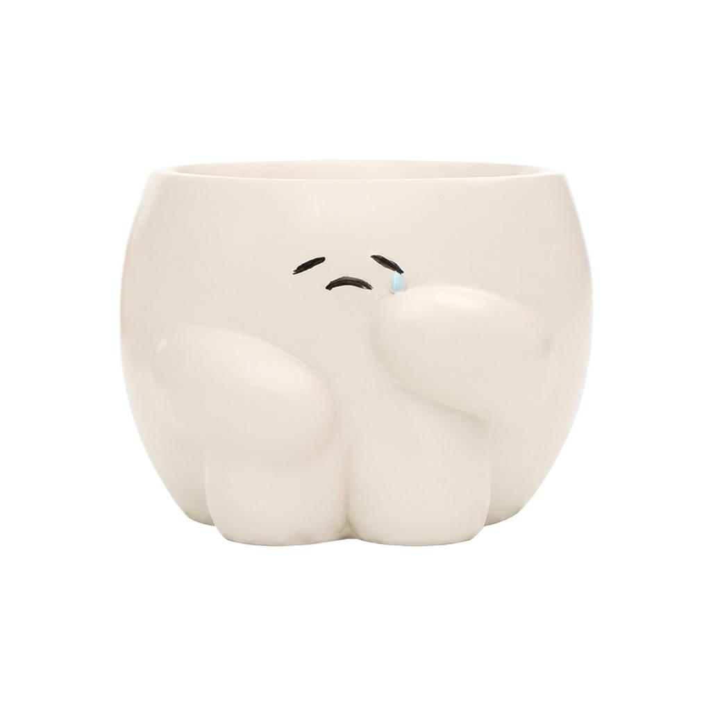 Cute And Playful Flower Pots, Creative Resin Desktop Planters, Garden And Patio Decorations.