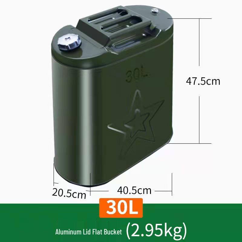 Tinplate Metal Gasoline Can 10L/20L/30L Square Fuel Tank Iron Drum for Car Diesel