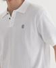 COVERNAT C Logo Collar Half Knit White