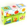 Infant Montessori Early Education Picture Dice Baby Recognize Cute Animal Digital Soft Set Rattle Cube Building Block Toys