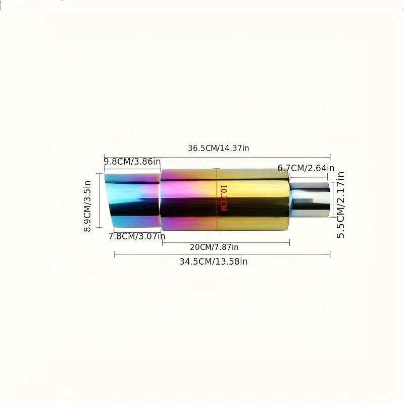 Car Motorbike Exhaust Systems Muffler Tip Universal Stainless Steel Styling Silencer Tail Pipe