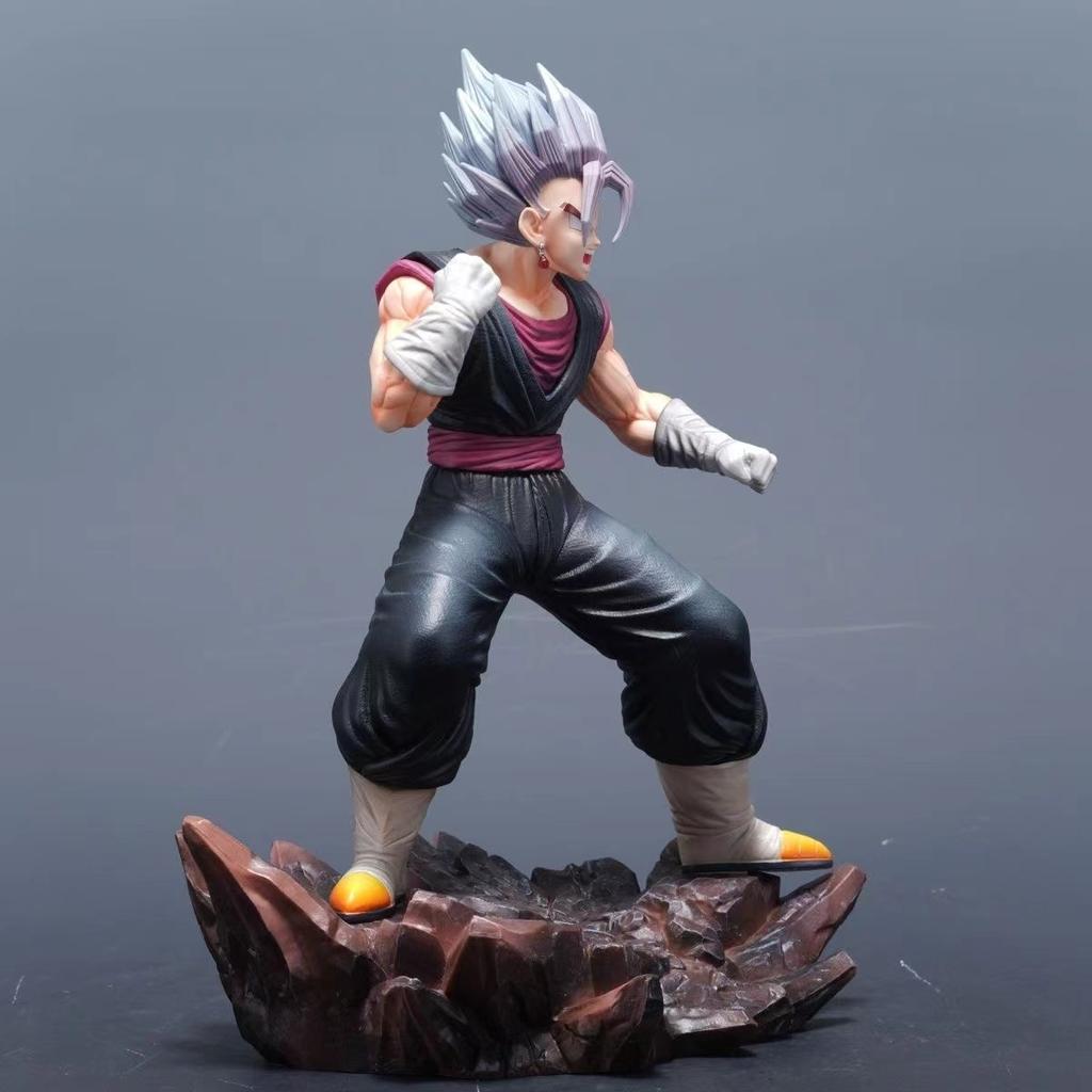 27cm/10.63inch Dragon Ball Z Vegetto Figure Super Saiyan Action Figure PVC Statue Desktop Ornament Collectible Model Toys Gifts