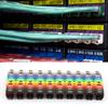 Mini Cable Marker Tube Digital Number Tube Wire Number Label Tube Cable Marker Colorful Wire Number Cable Marker Set
