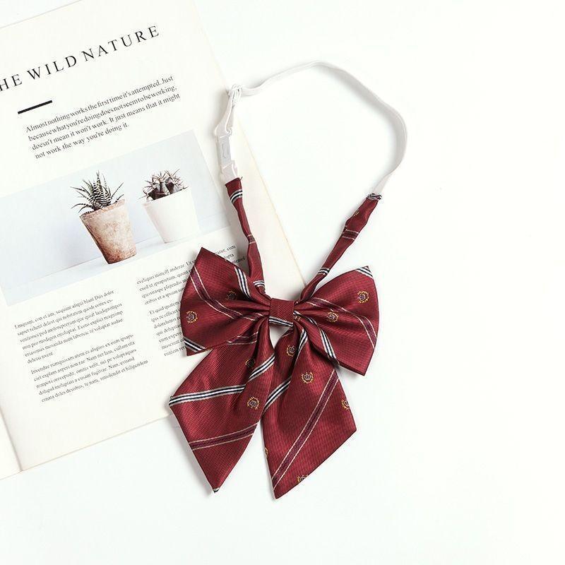 Silk Kids Tie With Striped Pattern For Graduation And School Events