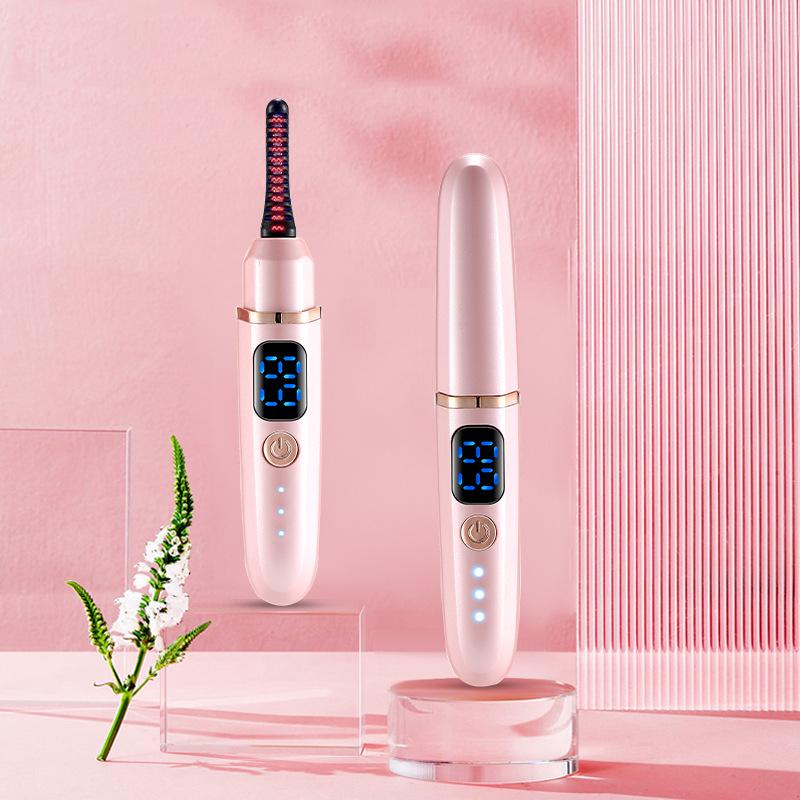Portable Heated Electric Eyelash Curler for Beauty