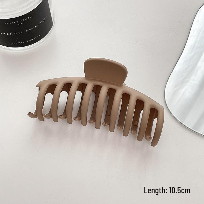 Women's Black Large Shark Claw Hair Clip for Advanced Style