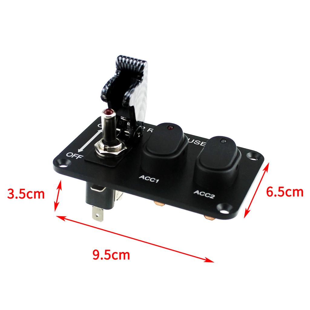DC12V Switch Racing Ignition Engine Relays Switches Car with LED Indicator 20A ON-OFF Racing Car Toggle Switches Relays Parts