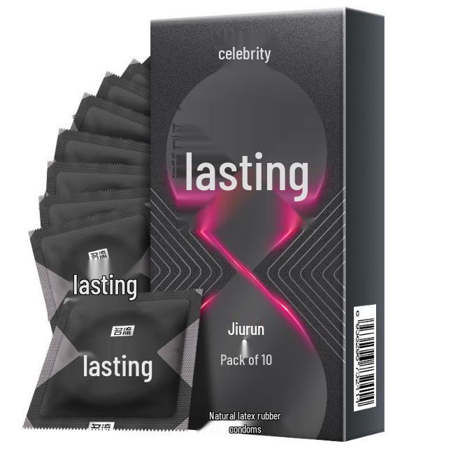 Mingliu Granular Ribbed Long-Lasting Lubricated Condoms - 002 Night Watery Angel Xiaoye Mo