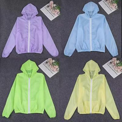 Vêtements de protection solaire en soie glacée ultra-mince pour femmes - Respirants, à séchage rapide, de couleur unie, anti-UV, pour l'extérieur.
