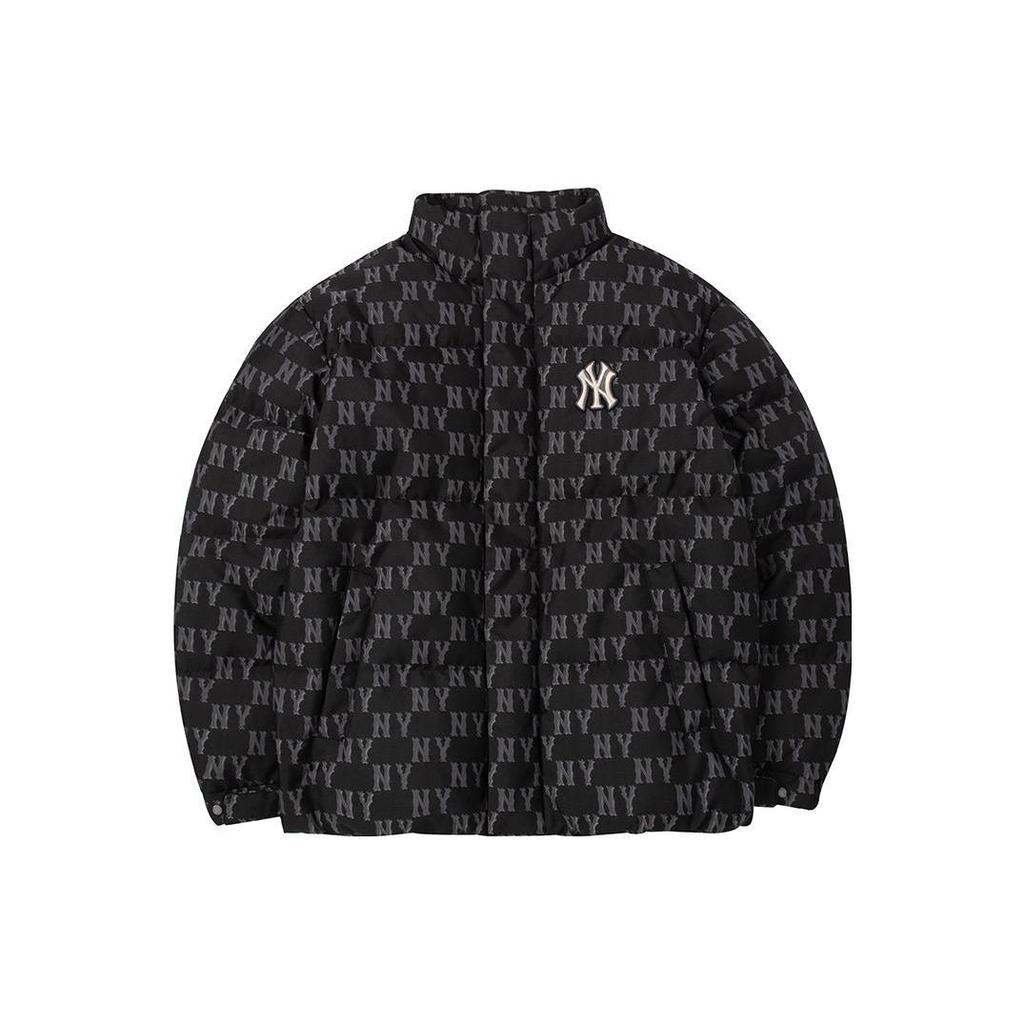 MLB New York Yankees Down Jackets Unisex Black Stand Collar Moderate 3ADJM0236-50BKS