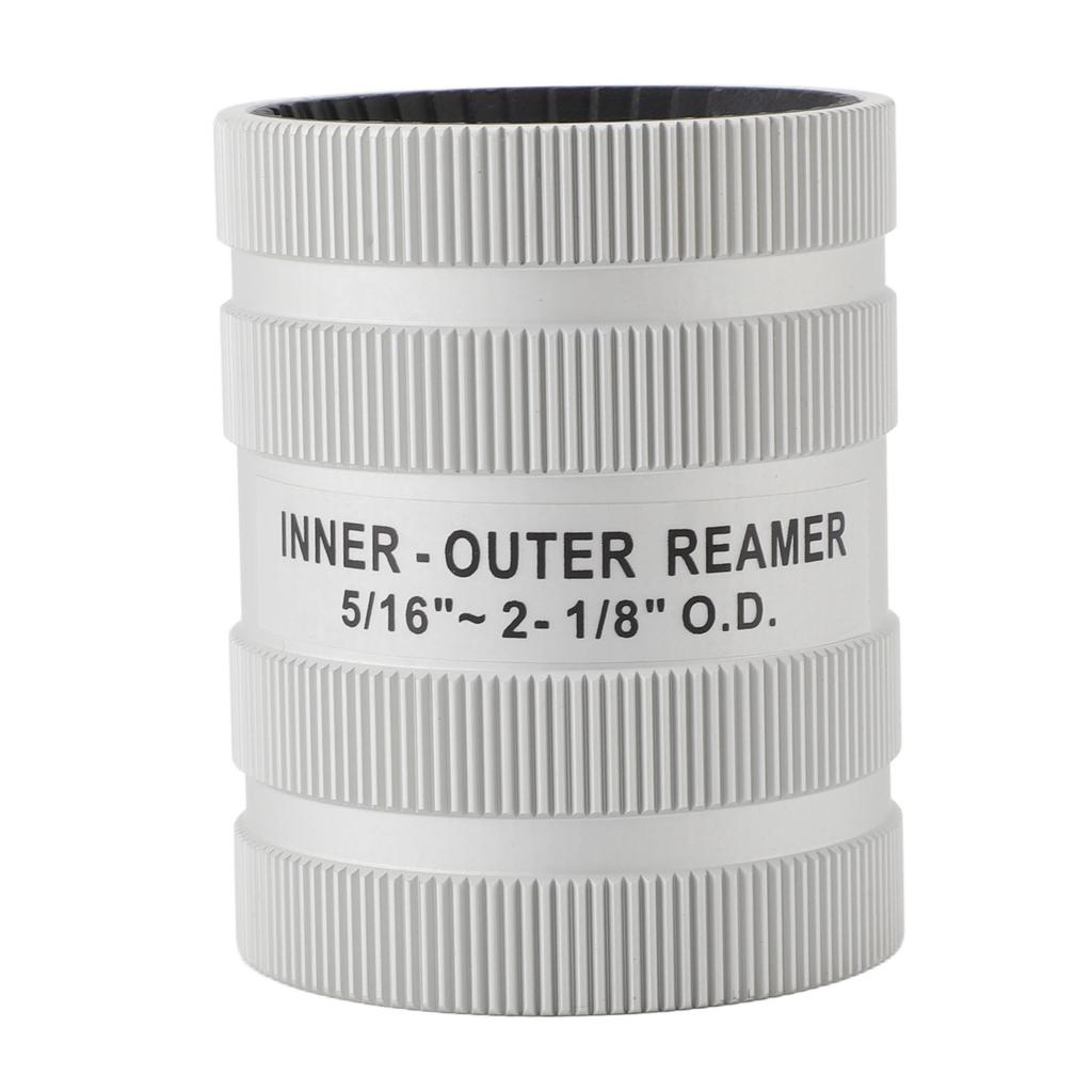 Inner Outer Tubing Reamer Accurate Ergonomic Aluminum Alloy Pipe Deburring Reamer Tool for Stainless