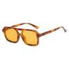 Fashion Retro Sun Glasses Woman Vintage Square Sunglasses Female Candy Colors Mirror Eyewear Brand Designer