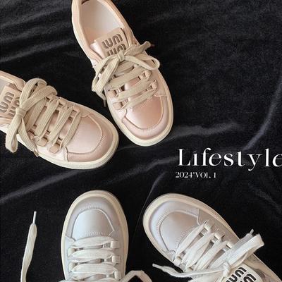 Spot miu~ Home Board Schuhe 2025 Frühling neu Seidensatin Dicksohlige Erhöhungsschuhe Vielseitige Lässige Damenschuhe