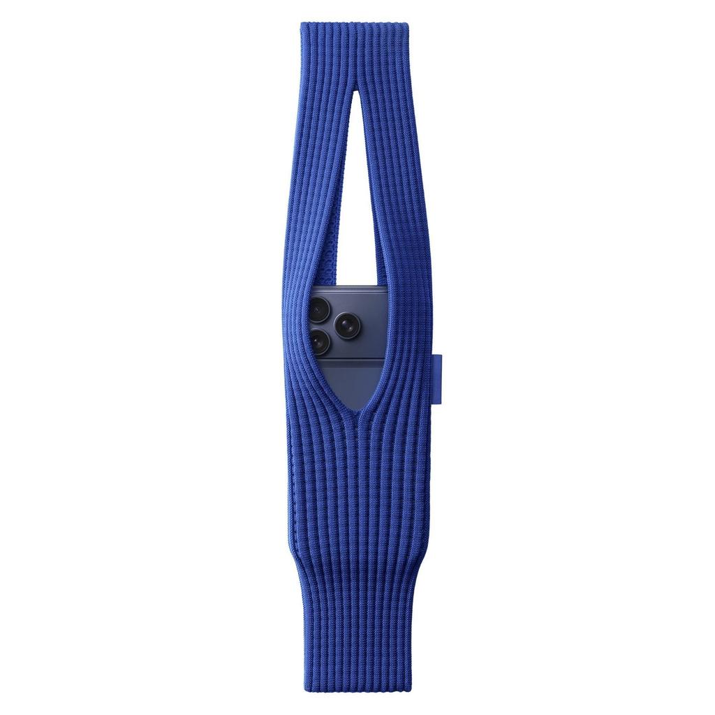 Geeignet für gestrickte Tasche Neuer Stil Plissierte gestrickte Tasche Anti-Verloren Ästhetische gestrickte Handytasche iPhone-Tasche