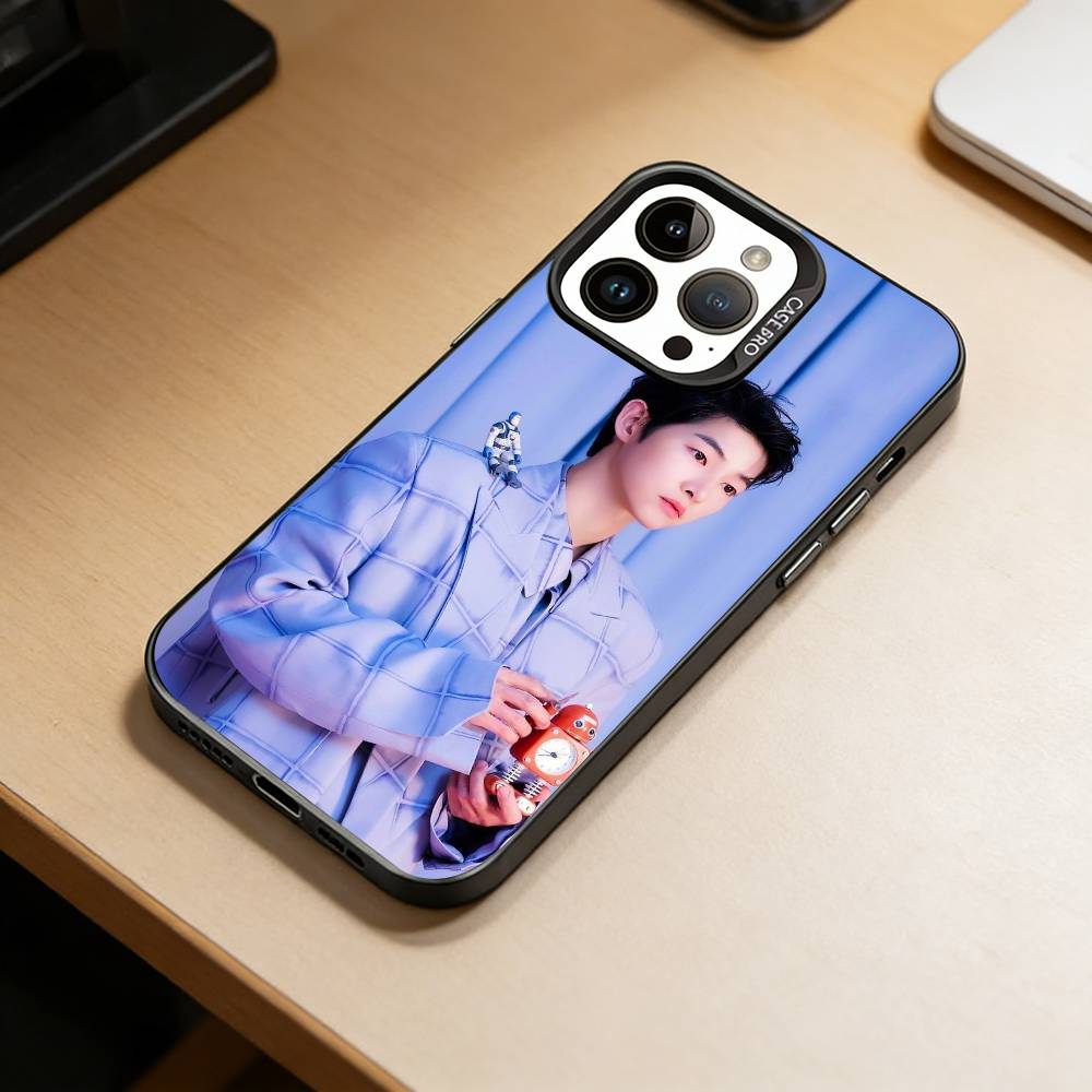 Schauspieler S-Song Joong-ki Handyhülle Für iPhone 17,16,15,14,13,12,11 Plus,Pro Max,XS,Bunte Silberne Handyhülle Funda Cover