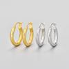 2024 Bestseller Luxury Hoop Earrings for Women: Simple, High-End Round Stud Design