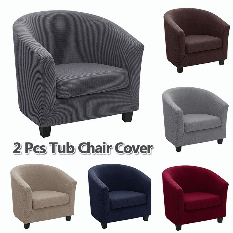 Badekar Stoltrekk Jacquard Elastisk Stoff Lenestol Sofa Sete Slipcover Protector