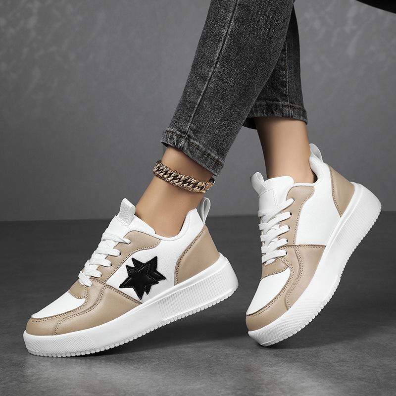 Spring new platform women's star board shoes student versatile casual shoes large size women's shoes