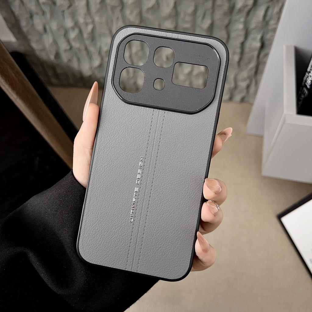 For Infinix Note 60 Pro Case Matte Hard Luxury Leather Anti Fall Protect Phone Cover For Infinix Note 60 Shell Shockproof Bumper