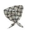 Silk Scarf New Versatile Plaid Headscarf Headband Hair Tie Multi-purpose Neck Scarf Triangular Scarf Waist Stack Wear