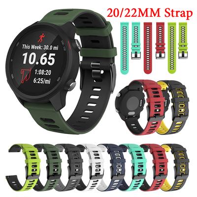 Watchband 20mm 22mm Silicone Watch Band for Huami Amazfit GTR 47 42mm Samsung Galaxy Watch 4 Strap Amazfit Pace/Stratos 3 2 Smart Bracelet