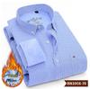 Men's Thick Fleece-Lined Oxford Long-Sleeve Shirt - Warm and In Stock