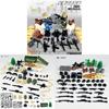 Small Military Weapon Accessories Kit With Plastic Bricks For Diy Construction Enthusiasts