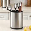 Rotatable Stainless Steel Kitchen Utensil Storage Rack