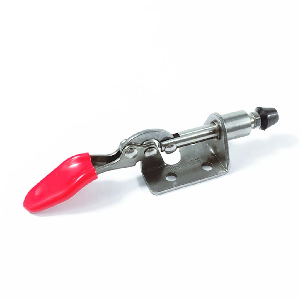 LOadSEcr Toggle Clamp 2Pcs GH-301-ASS Stainless Steel Adjustable Push Pull Toggle Clamp Hand Tool for Handmade Silver 2pcs Pull Latch Hand Tool Toggle Clamp LOadSEcr Toggle Clamp 2Pcs GH-301-ASS Stainless Steel Adjustable Push Pull Toggle Clamp Hand Tool for Handmade Silver 2pcs Pull Latch Hand Tool Toggle Clamp