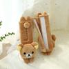 Rilakkuma Car Headrest Neck Pillow Kawaii San-X Rilakkuma Plush Car Neck Support Cushion Seat Belt Cover Car Accessories Girl