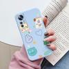 Flower Phone Case For Xiaom 12T Mi12T Pro Funda Cute Heart Cartoon Owl Xiaomi 12 T Xiaomi12T Pro Matte Soft TPU Back Cover Shell