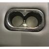 For Honda CR-V Rear Armrest Water Cup Holder Panel -2024 Carbon Fiber Steel