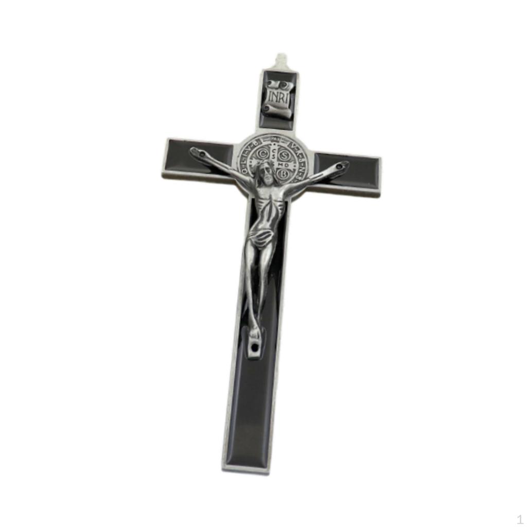 Catholic Cross Figurine Metal Wall Decoration for Home and Bedroom